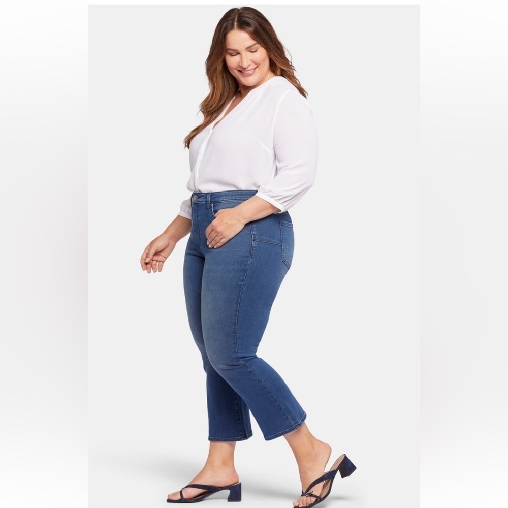 NYDJ Fiona uplift slim flare ankle jeans‎ NWT